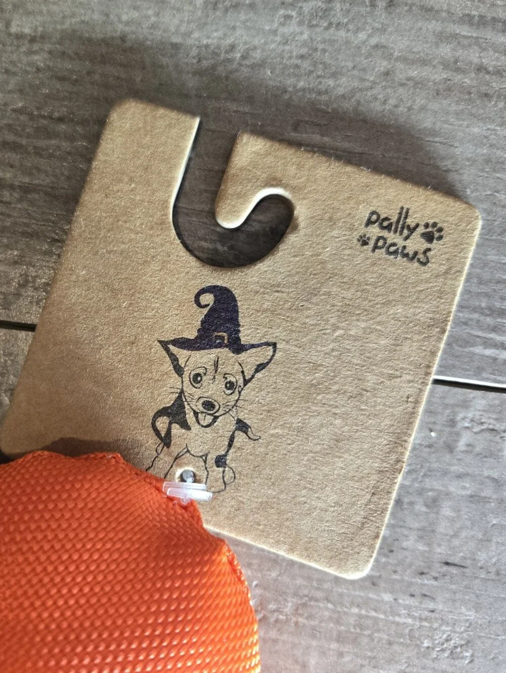 NWT Pally Paws Dog Toy Halloween White Ghost with Hat – Squeaky – Large